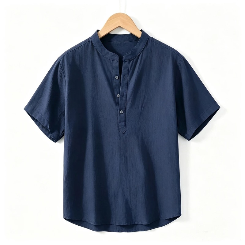 Linen Shirt Breathable - Camicie Estive da Uomo a Maniche