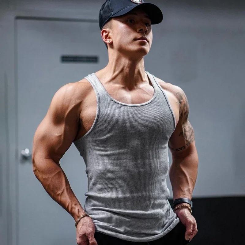 Tank Top Muscle - Gilet da corsa da uomo estivi