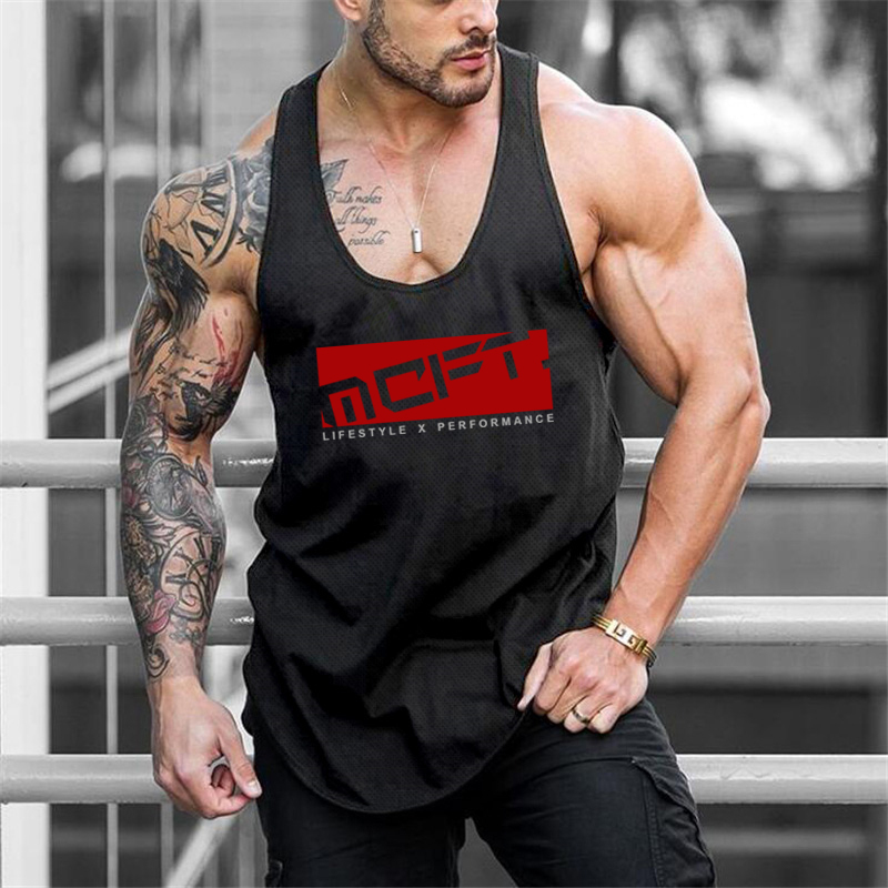 Tank Top Muscle - Canotta da Uomo Estiva Nuova in