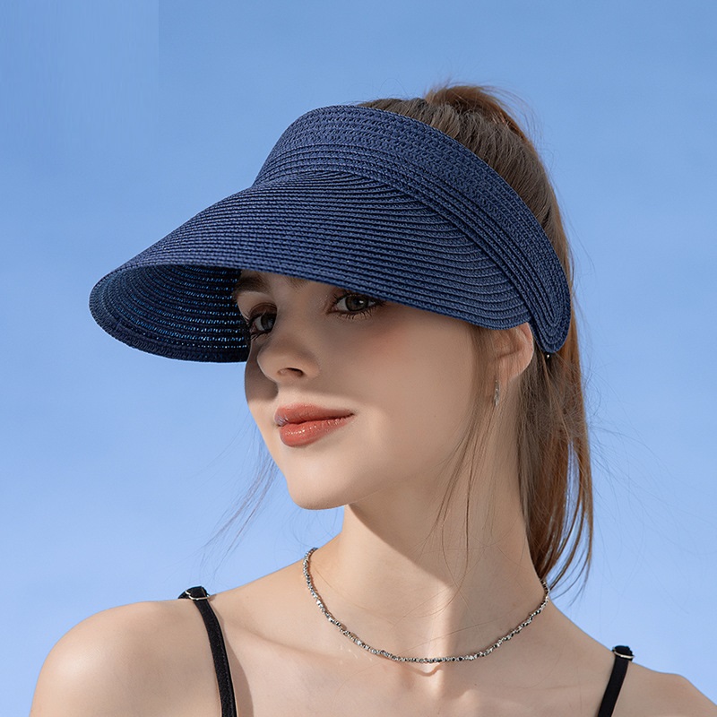 Bucket Hat Straw - Cappello da sole a tesa larga