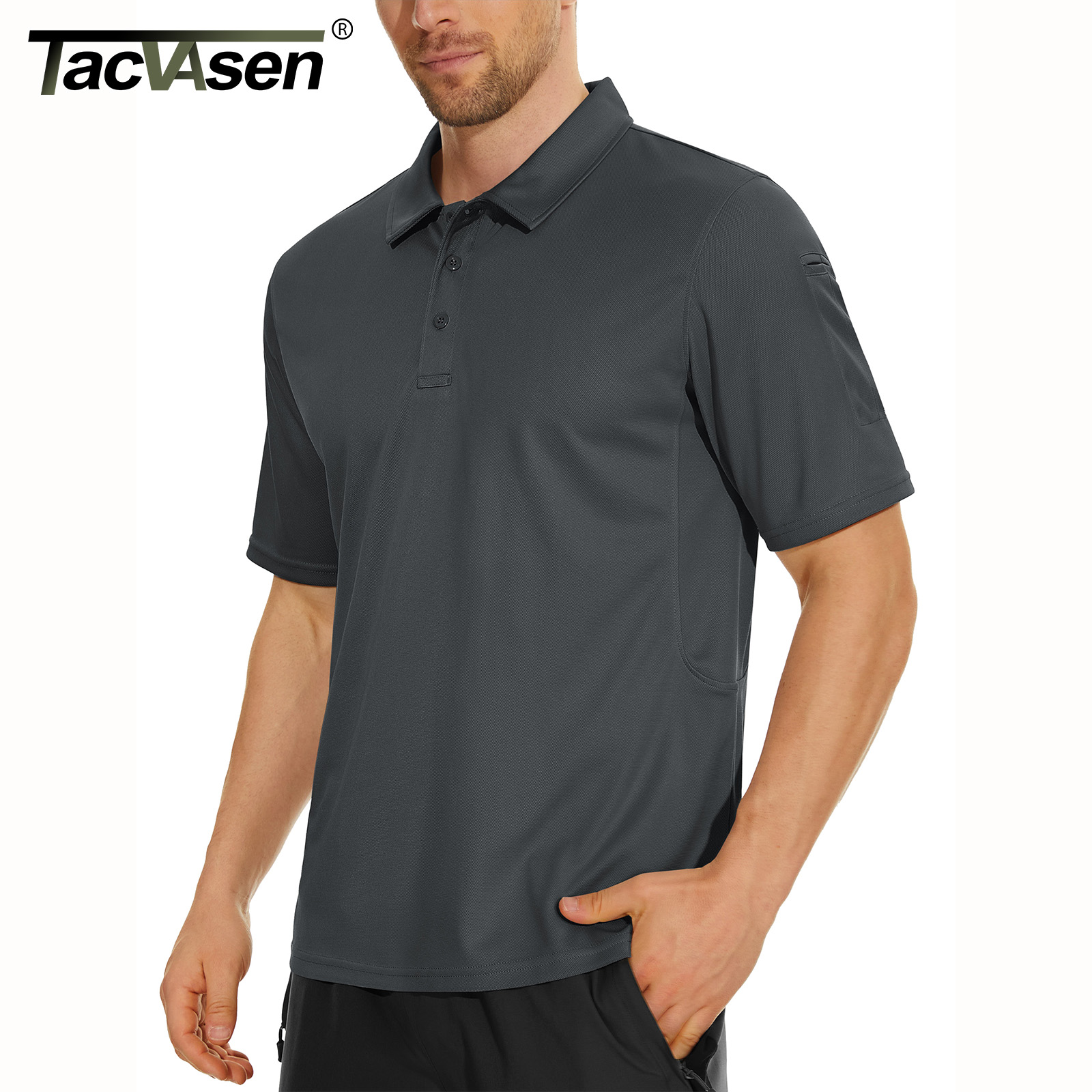 Polo Shirt Pique - TACVASEN Estate Colorata Moda Polo Tee