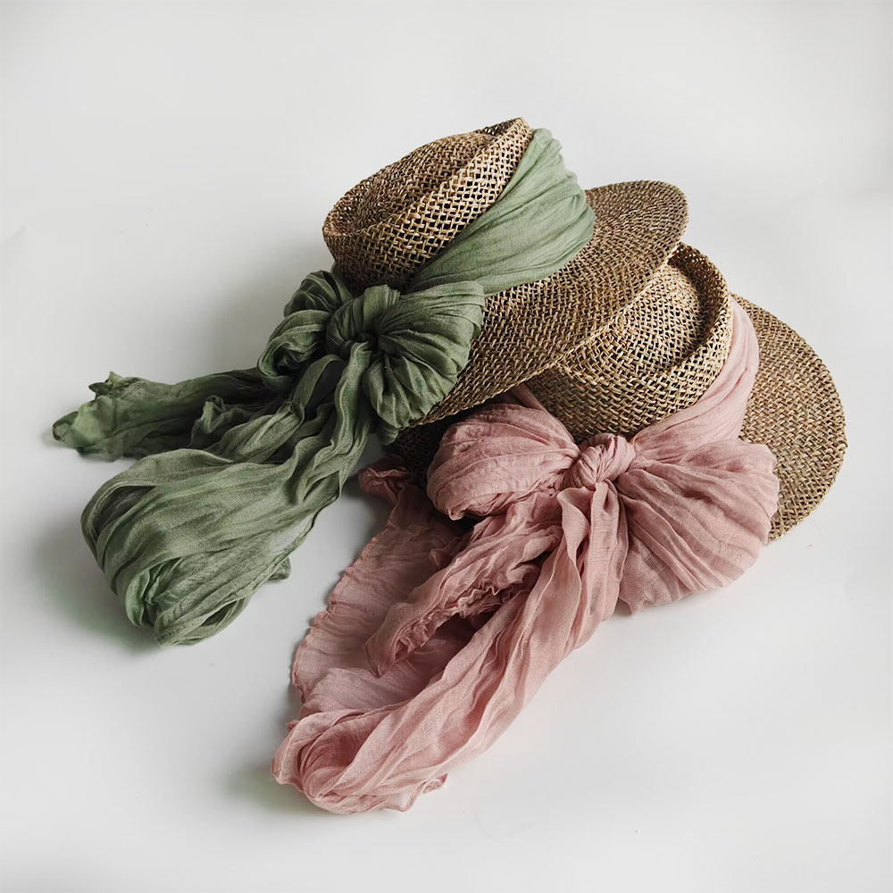 Bucket Hat Straw - Cappello da sole estivo da donna