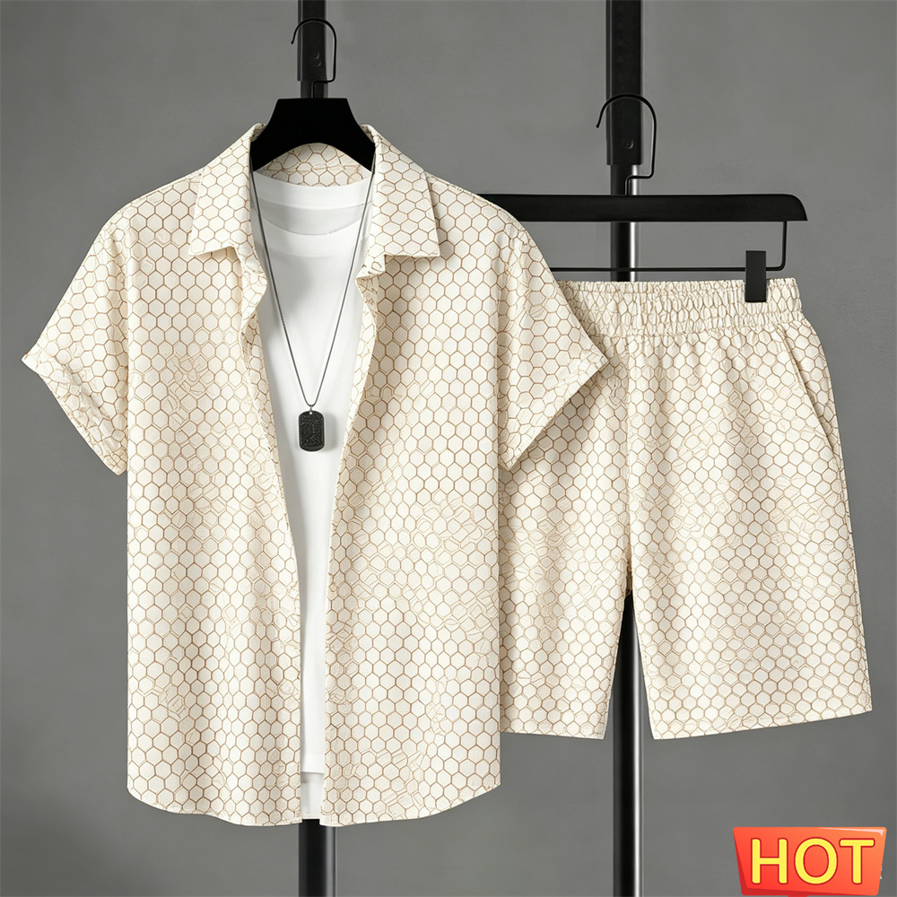 Shirt Camp Collar - Completo Estivo da Uomo: Set Camicia