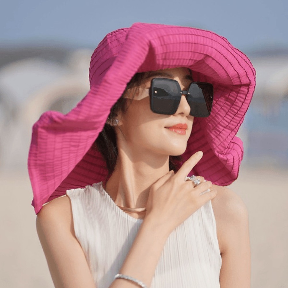 Packable Hat Nylon - Cappello da sole pieghevole da donna