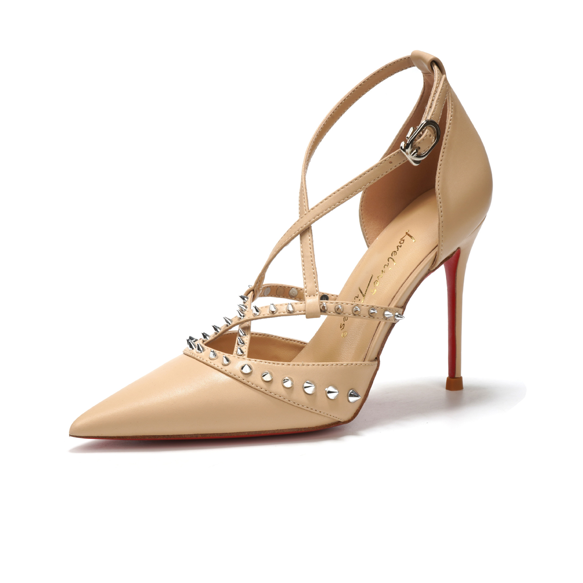 Casual Sandal Leather - Scarpe da donna retrò Sandali con