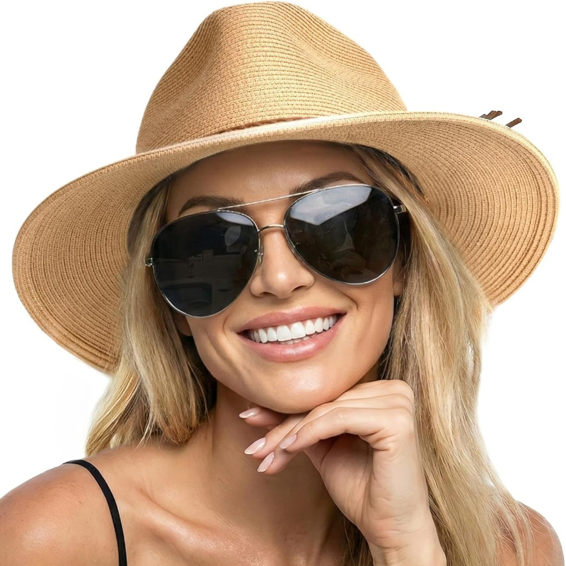 Bucket Hat Straw - Cappello da Sole Estivo in Paglia