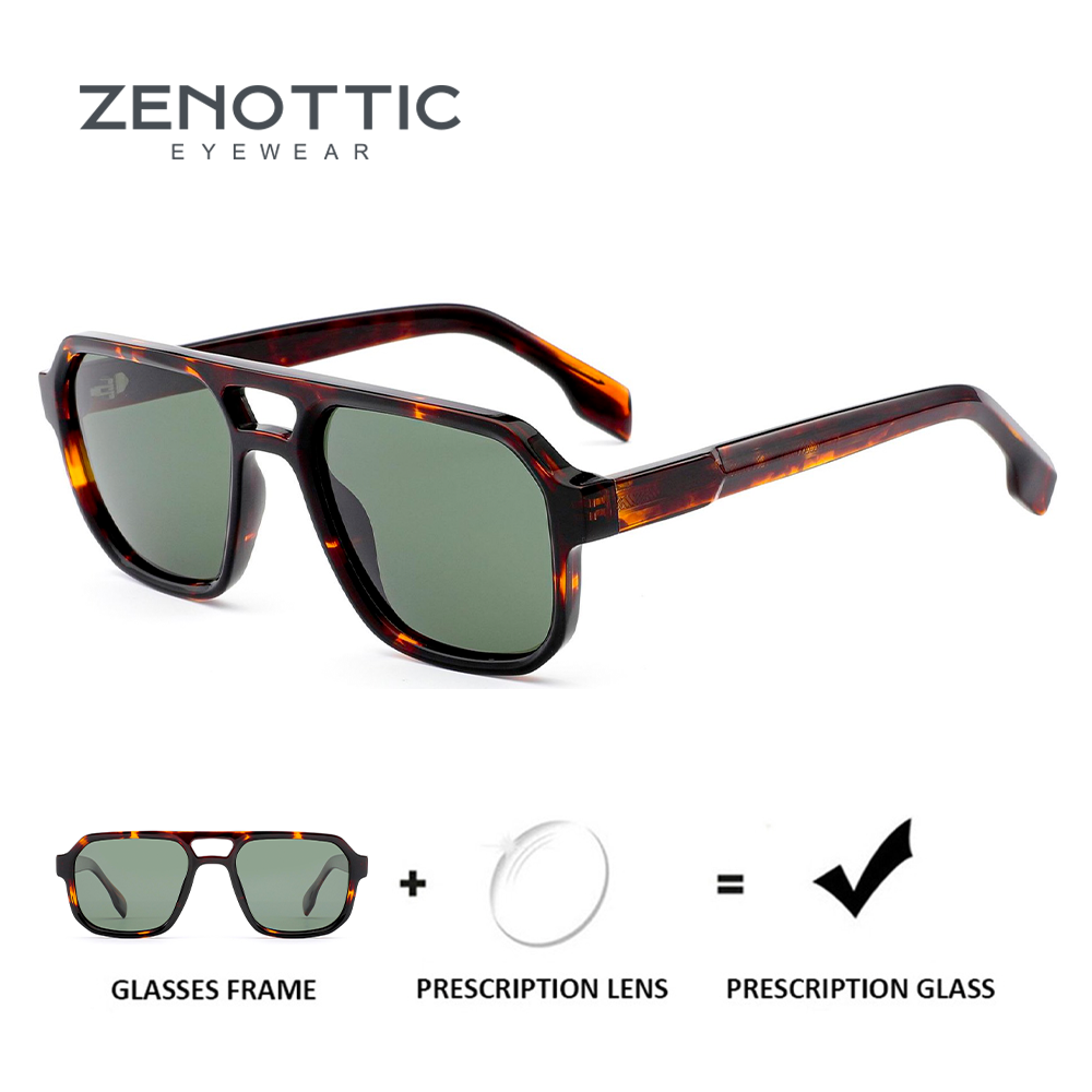 Sunglasses Aviator Polarized - ZENOTTIC Elegante Miopia Aviator Occhiali da