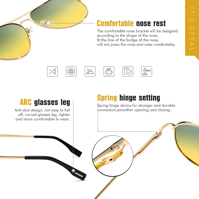 Occhiali da sole fotocromatici - Sunglasses Aviator Polarized recensione e prezzo