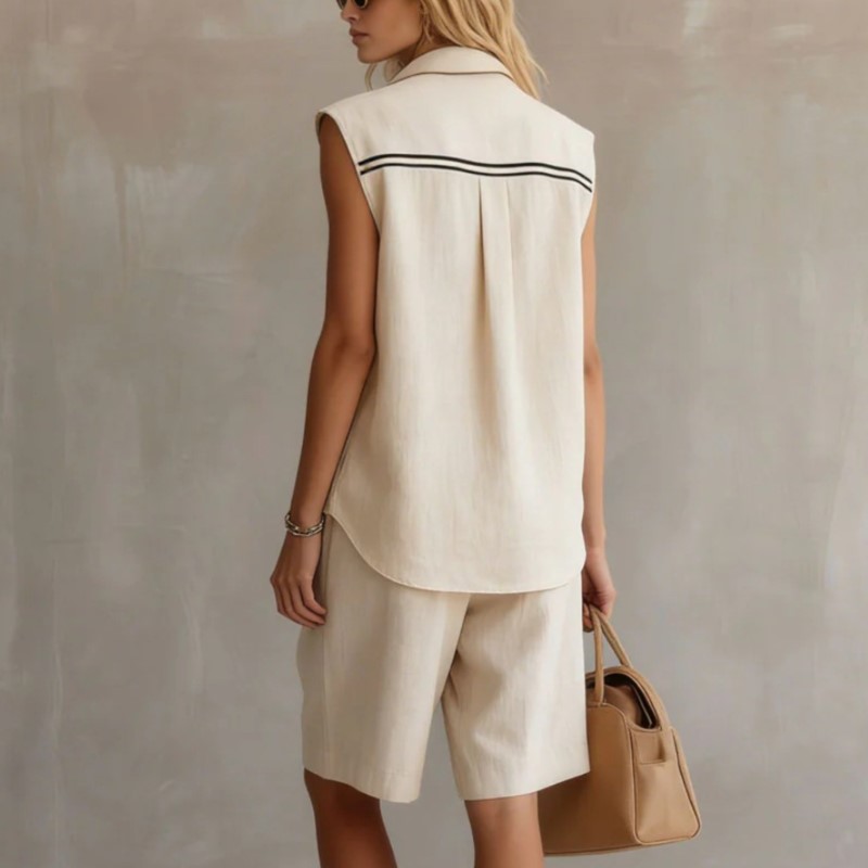 Completo Estivo da Donna in Li - Shirt Camp Collar recensione e prezzo