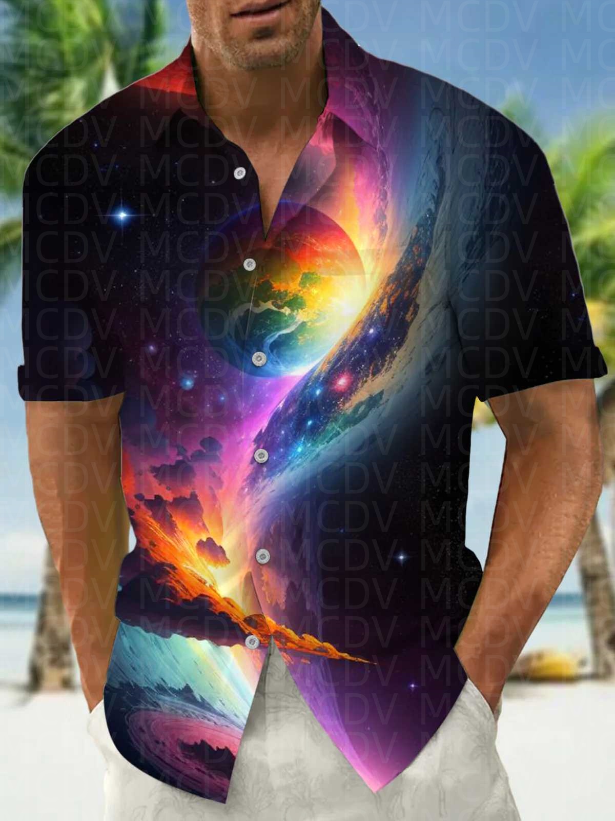 Camicia hawaiana da uomo con m - Shirt Camp Collar recensione e prezzo