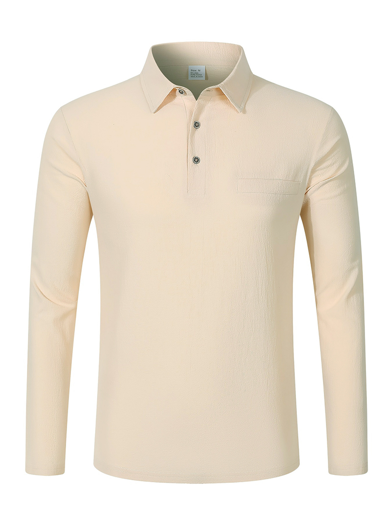 Polo a maniche lunghe da uomo  - Linen Shirt Breathable recensione e prezzo