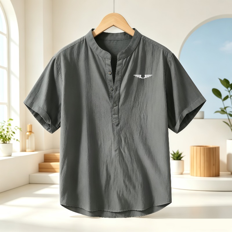 Camicia da uomo a maniche cort - Linen Shirt Breathable recensione e prezzo