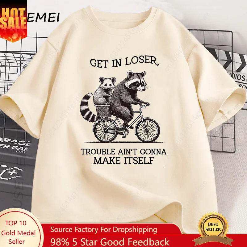 Maglietta 'Get in Loser' con G - Tee Graphic Print recensione e prezzo