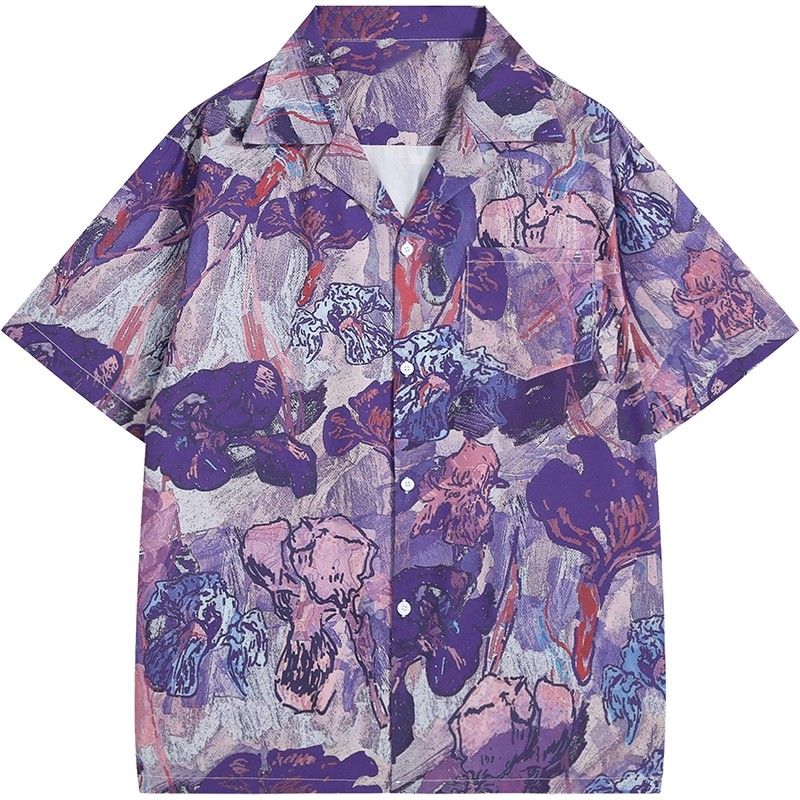 Camicia Unisex Vintage con Sta - Resort Shirt Floral recensione e prezzo