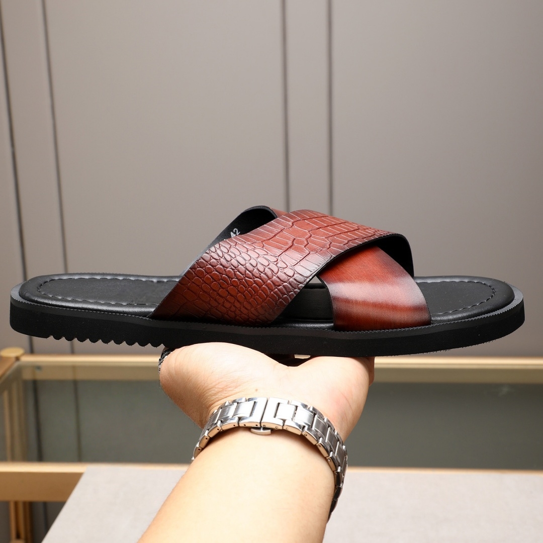 Sandali da Uomo di Lusso Fatti - Flip Flop Leather Men recensione e prezzo