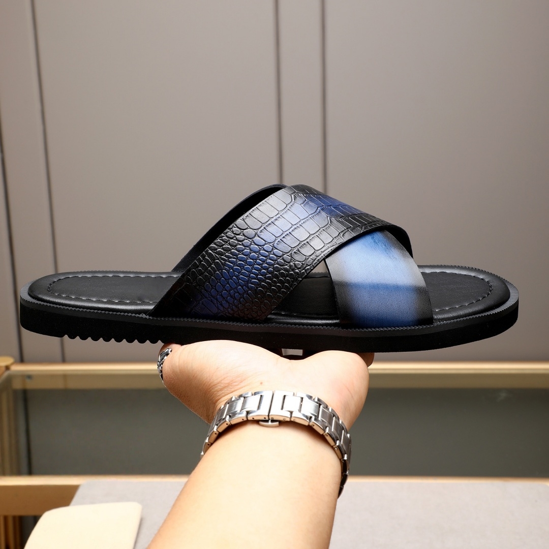 Sandali da Uomo di Lusso Fatti - Flip Flop Leather Men recensione e prezzo