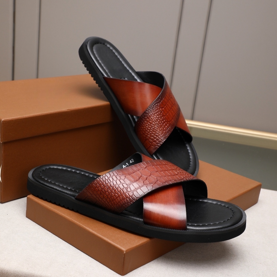 Sandali da Uomo di Lusso Fatti - Flip Flop Leather Men recensione e prezzo