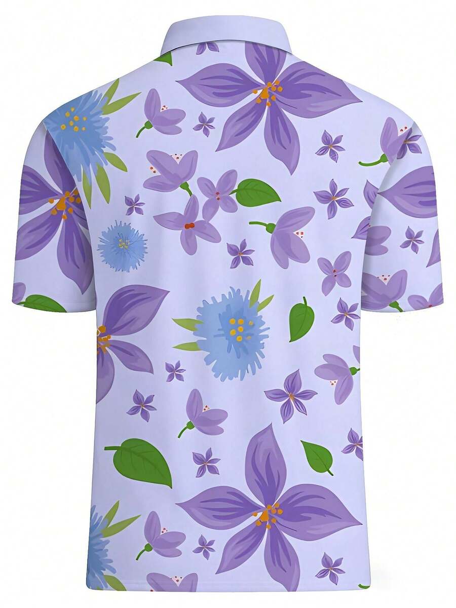 Camicia Piqué Floreale da Uomo - Polo Shirt Pique recensione e prezzo