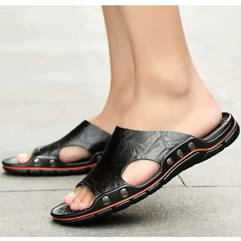 Pantofole in vera pelle da uom - Flip Flop Leather Men recensione e prezzo