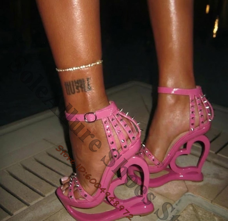 Sandali con zeppa rosa shockin - Casual Sandal Leather recensione e prezzo