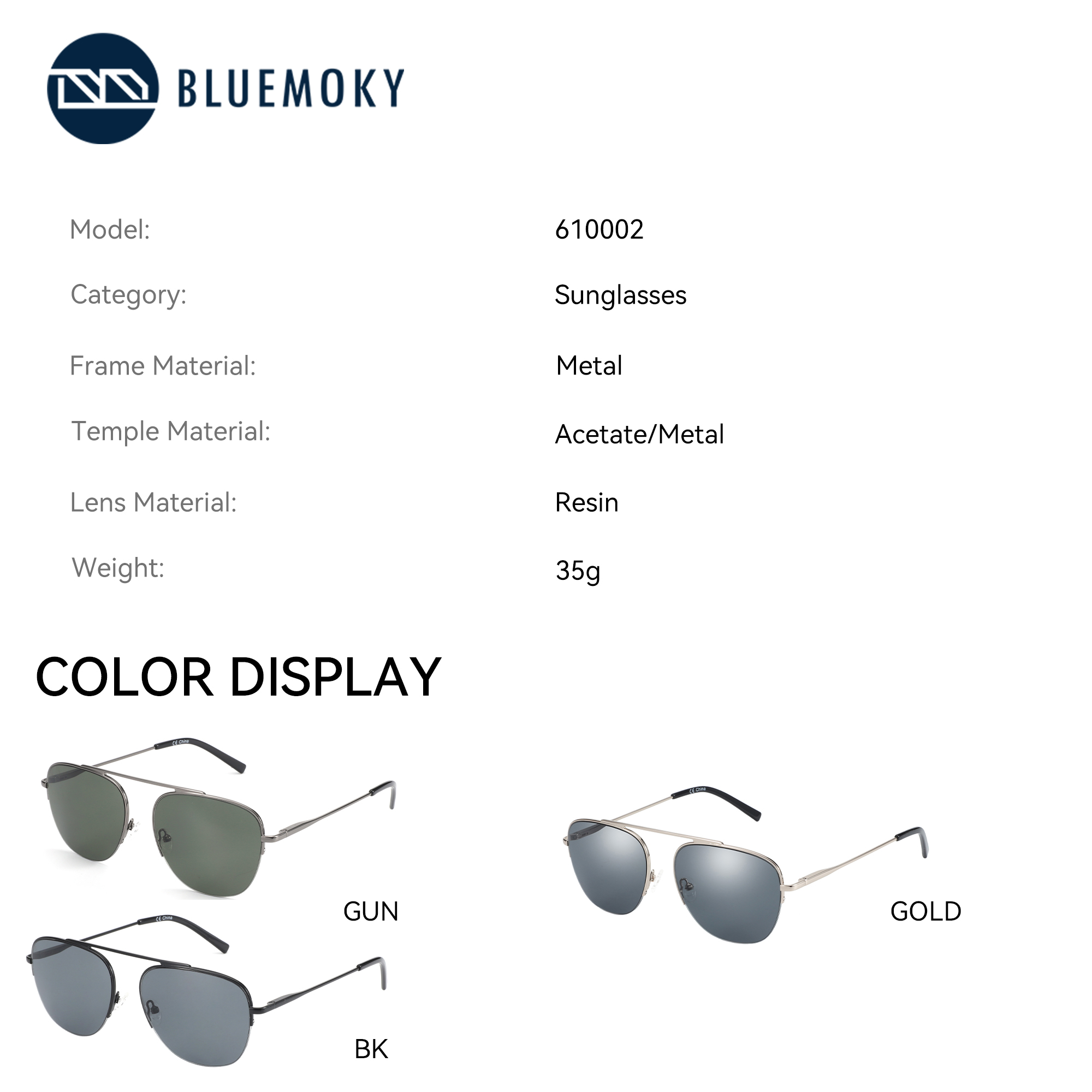 BLUEMOKY Occhiali da sole da v - Sunglasses Aviator Polarized recensione e prezzo