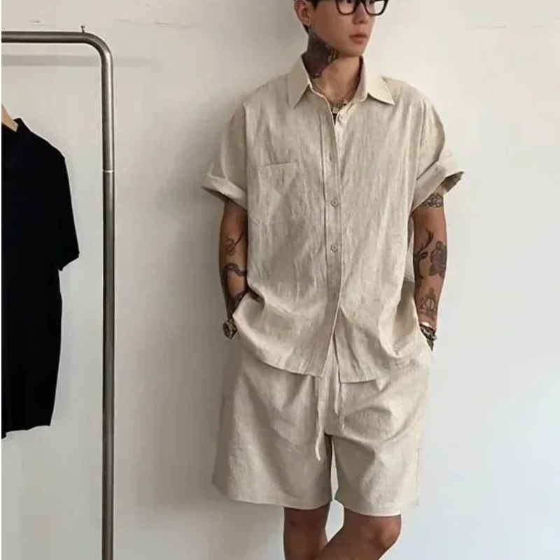 Completo da uomo in lino e cot - Linen Shirt Breathable recensione e prezzo
