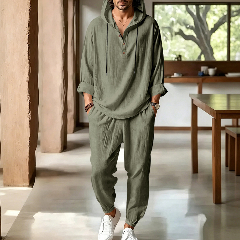 Completo Estivo da Uomo in Lin - Short Linen Drawstring recensione e prezzo