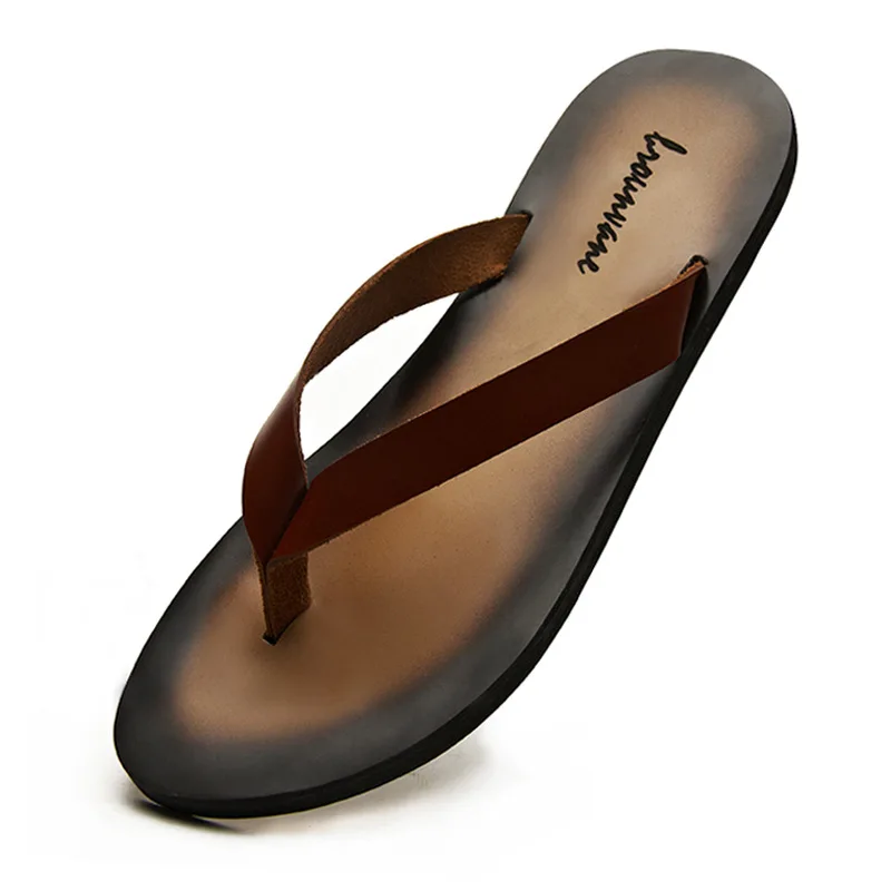 Pantofole classiche da uomo in - Flip Flop Leather Men recensione e prezzo