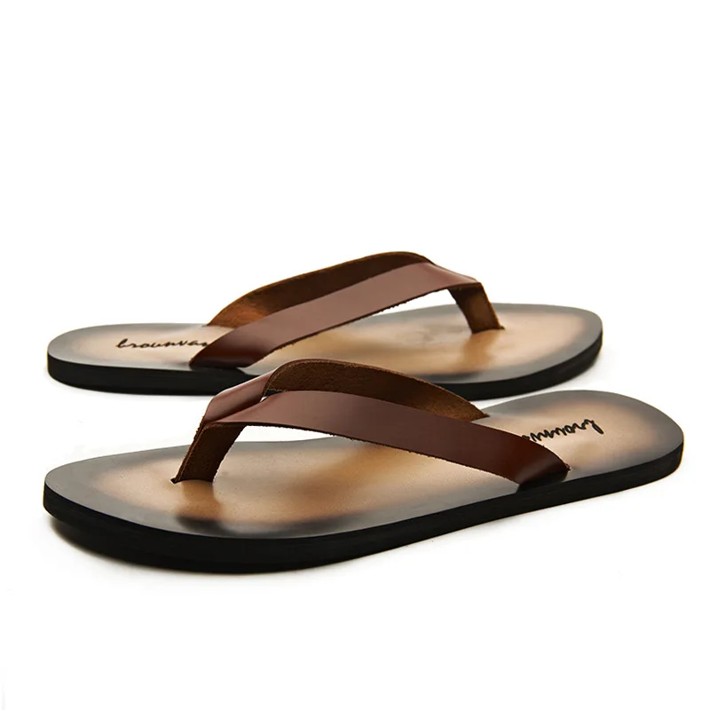 Pantofole classiche da uomo in - Flip Flop Leather Men recensione e prezzo