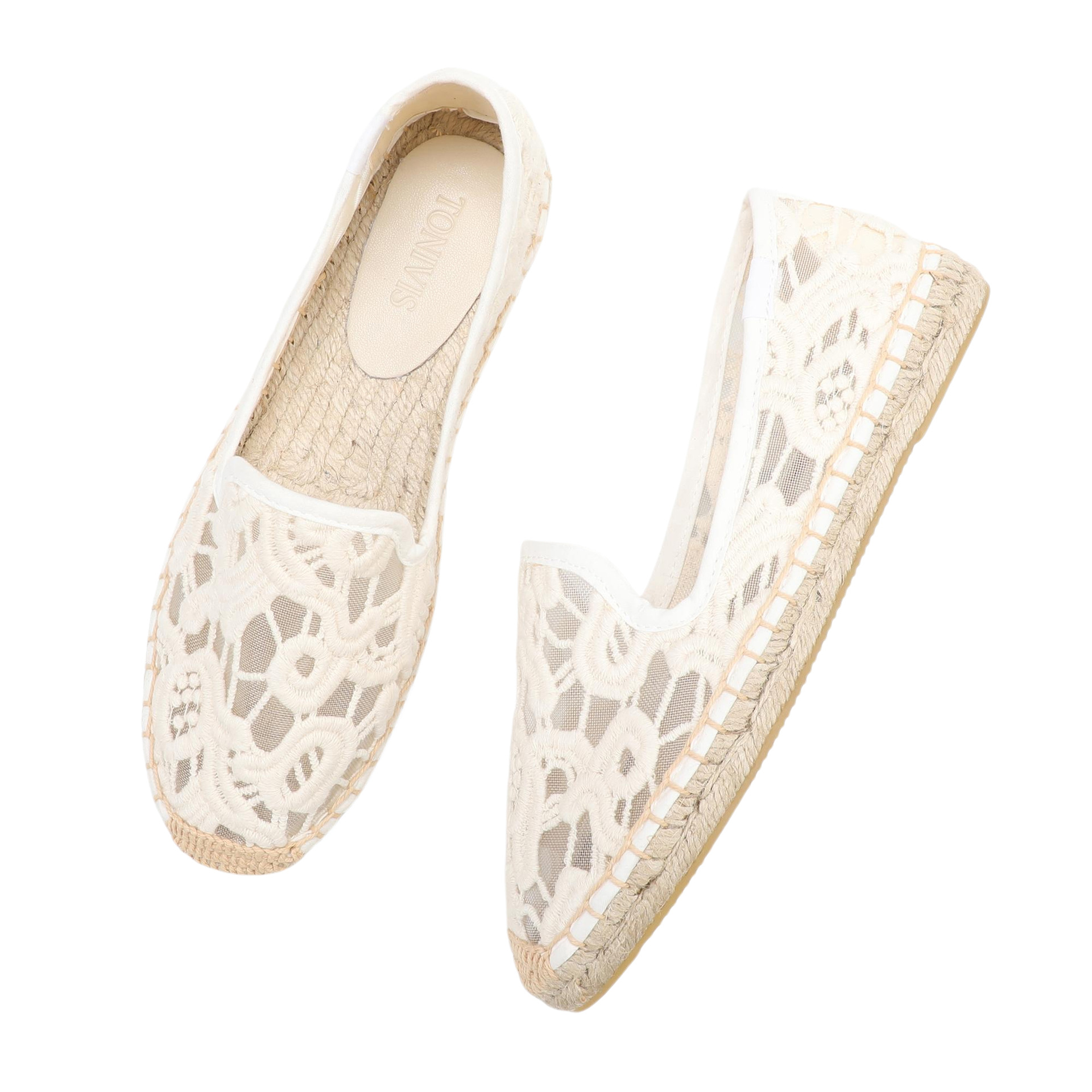 Espadrillas in pizzo da donna, - Espadrille Slip On recensione e prezzo