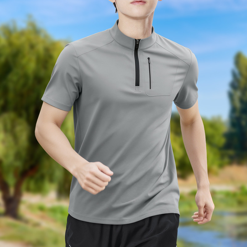 T-shirt da uomo a mezza zip, e - Shirt Camp Collar recensione e prezzo