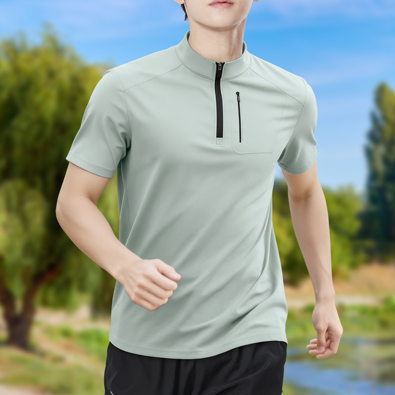 T-shirt da uomo a mezza zip, e - Shirt Camp Collar recensione e prezzo