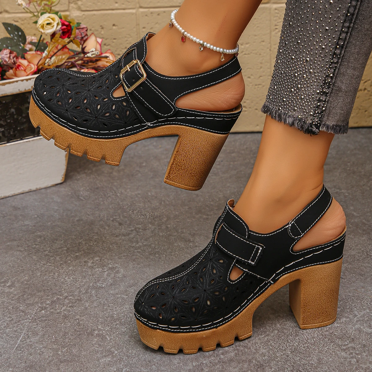 Sandali con tacco spesso da do - Casual Sandal Leather recensione e prezzo