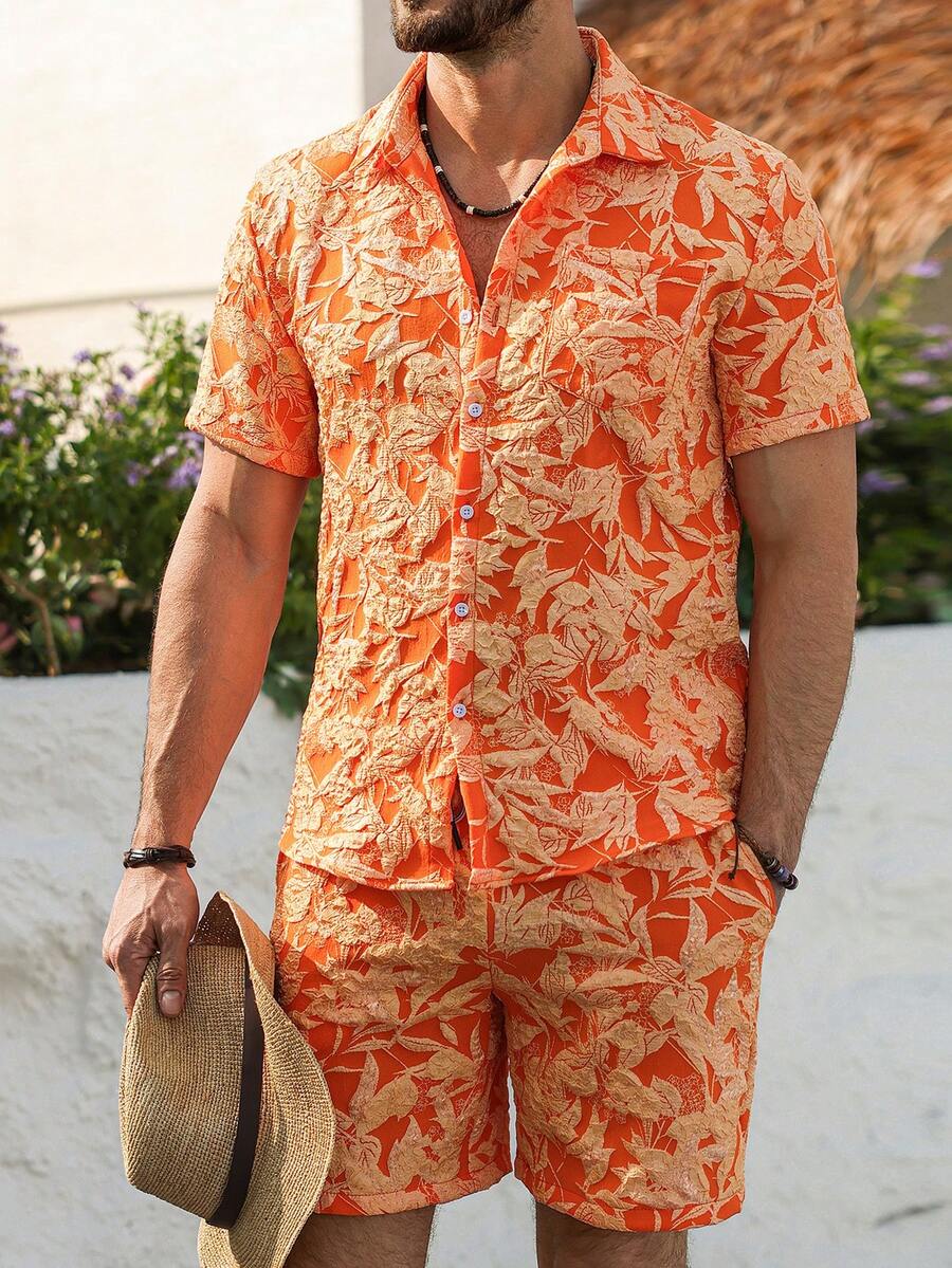 Completo Estivo da Uomo Genlun - Resort Shirt Floral recensione e prezzo