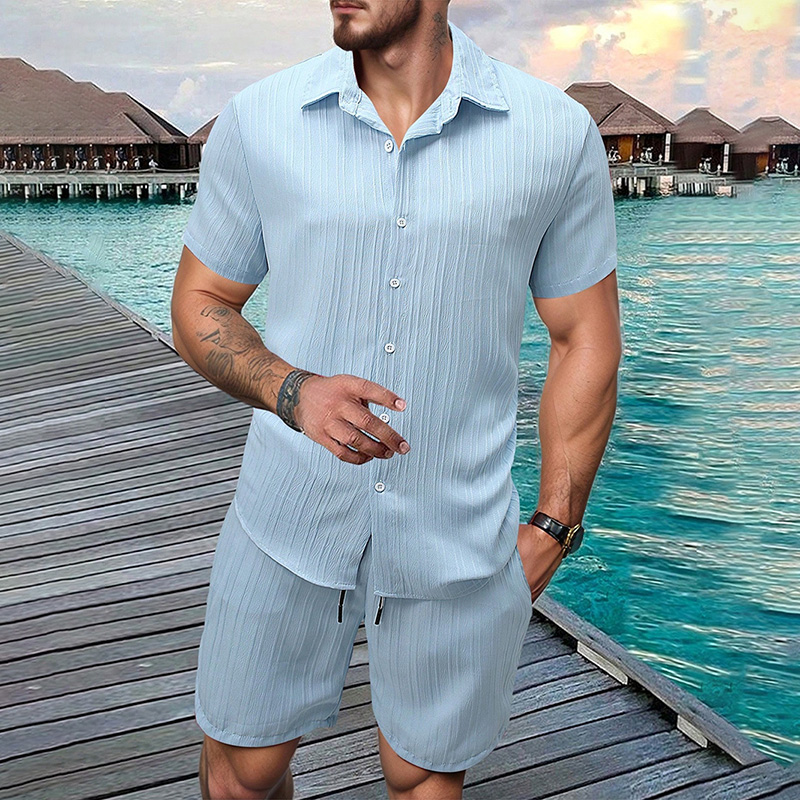 Completo da Uomo 2026 Nuovo Se - Shirt Camp Collar recensione e prezzo